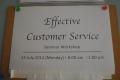 Effective Customer Service Seminar