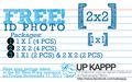 Ang "Free ID Photos" poster ng UP KAPPP noong ikalawang semestre ng A.T. 2011-2012.