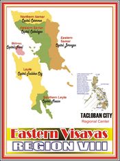 Map of Eastern Visayas