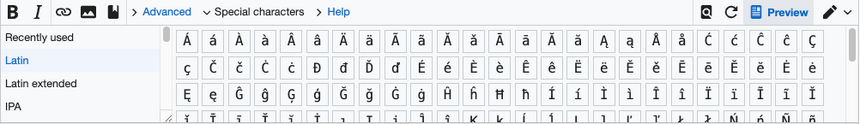 Special Character