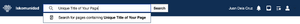 Search bar