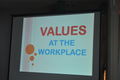 Values at the Work Place Seminar