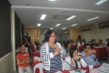 Ms. Brenda dela Torre of Admission and Registration Section asking question about the topic